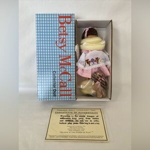 Tonner Tiny Betsy McCall 8” TEATIME WITH TEDDY DOLL LE 300 Toy Shoppe NEW NRFB